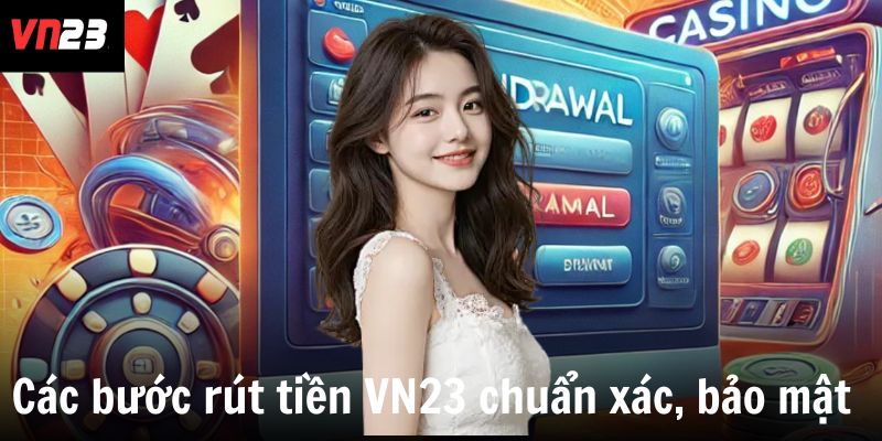 Các bước rút tiền VN23 chuẩn xác, bảo mật 